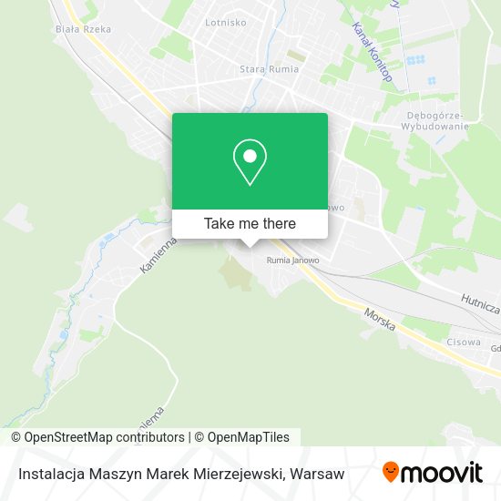 Instalacja Maszyn Marek Mierzejewski map