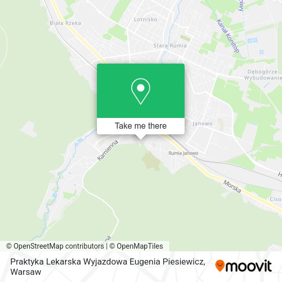 Praktyka Lekarska Wyjazdowa Eugenia Piesiewicz map