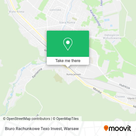 Biuro Rachunkowe Texo Invest map