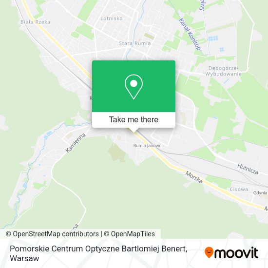 Pomorskie Centrum Optyczne Bartlomiej Benert map