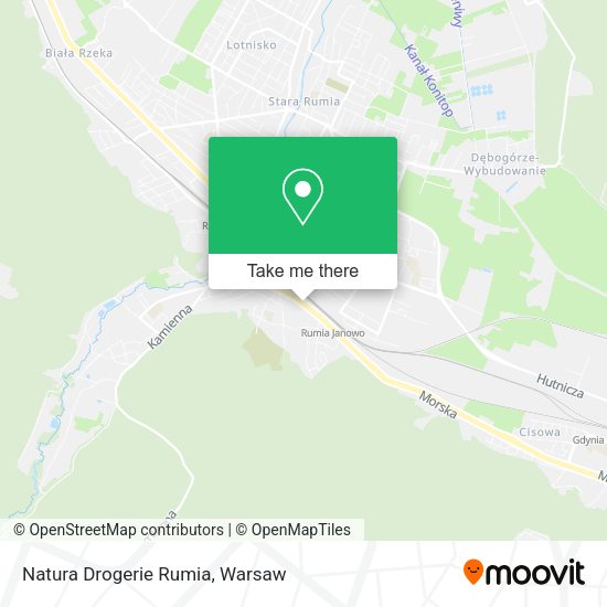 Natura Drogerie Rumia map