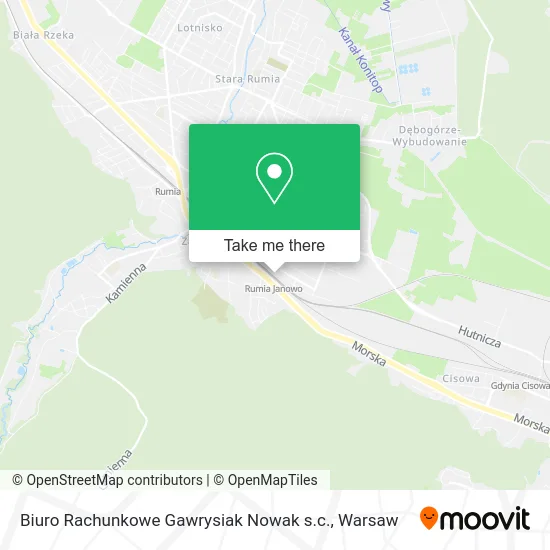 Карта Biuro Rachunkowe Gawrysiak Nowak s.c.