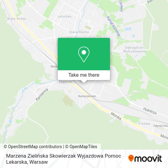 Marzena Zielińska Skowierzak Wyjazdowa Pomoc Lekarska map