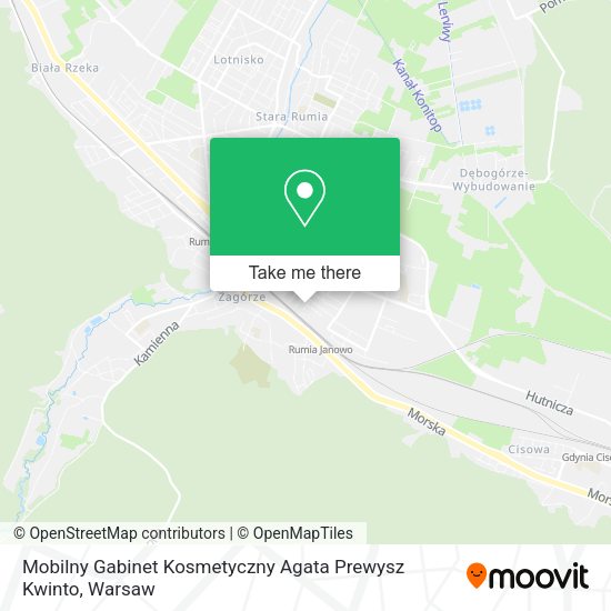 Mobilny Gabinet Kosmetyczny Agata Prewysz Kwinto map