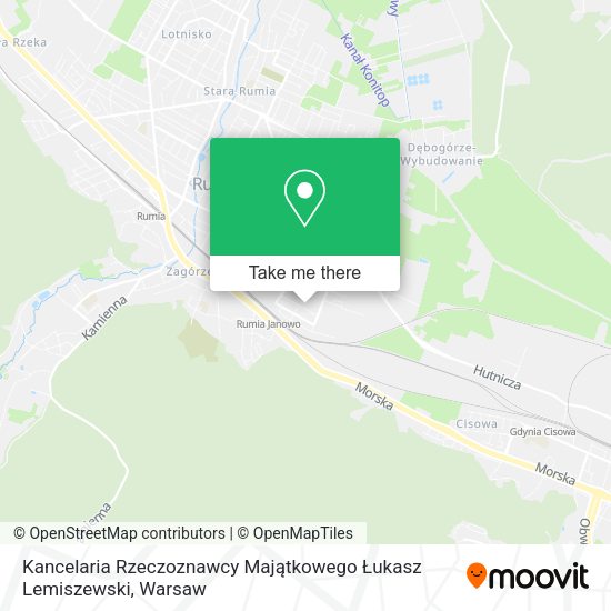 Kancelaria Rzeczoznawcy Majątkowego Łukasz Lemiszewski map