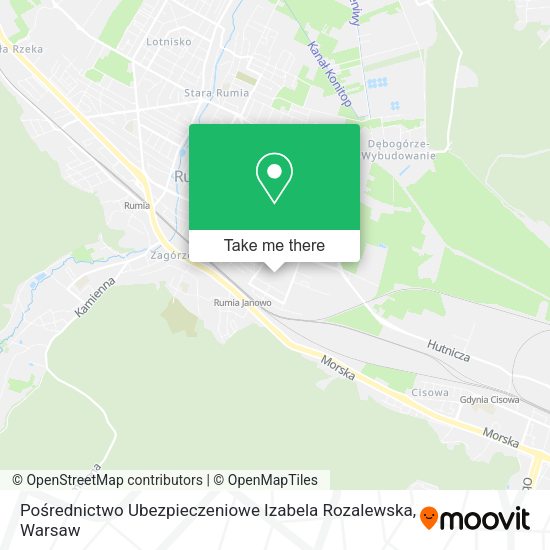 Pośrednictwo Ubezpieczeniowe Izabela Rozalewska map