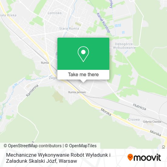 Mechaniczne Wykonywanie Robót Wyładunk i Załadunk Skalski Józf map