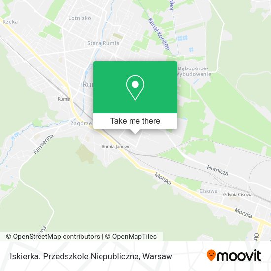 Iskierka. Przedszkole Niepubliczne map