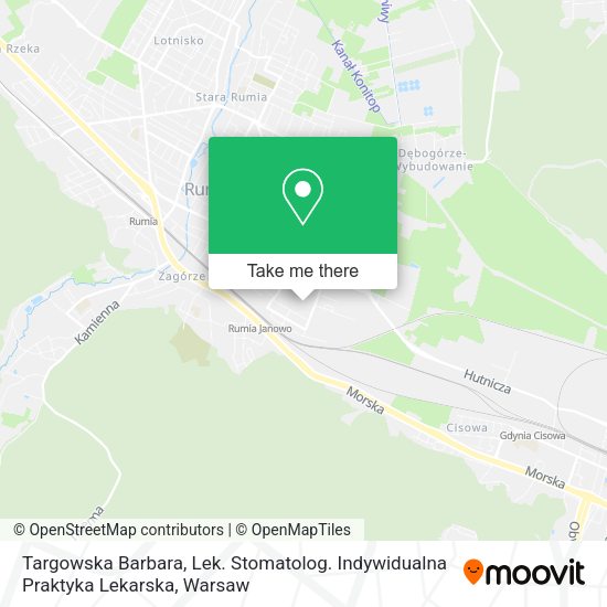 Targowska Barbara, Lek. Stomatolog. Indywidualna Praktyka Lekarska map