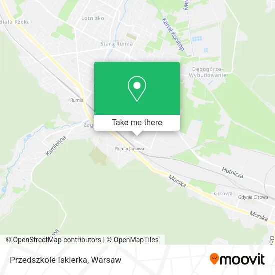 Карта Przedszkole Iskierka