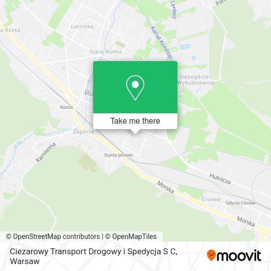 Карта Ciezarowy Transport Drogowy i Spedycja S C