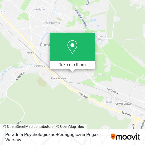 Карта Poradnia Psychologiczno-Pedagogiczna Pegaz