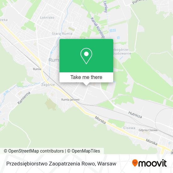 Przedsiębiorstwo Zaopatrzenia Rowo map