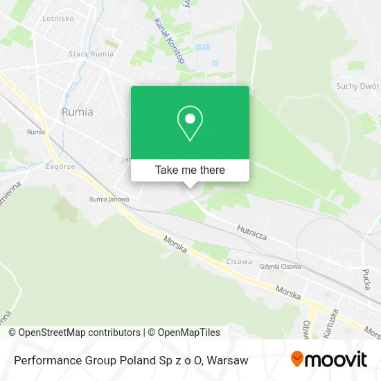 Карта Performance Group Poland Sp z o O
