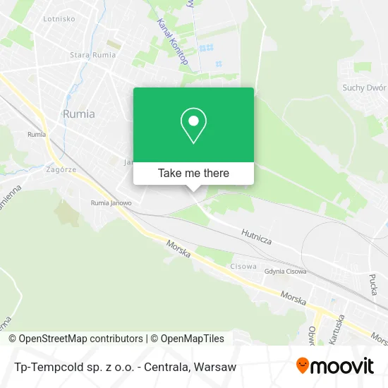 Карта Tp-Tempcold sp. z o.o. - Centrala