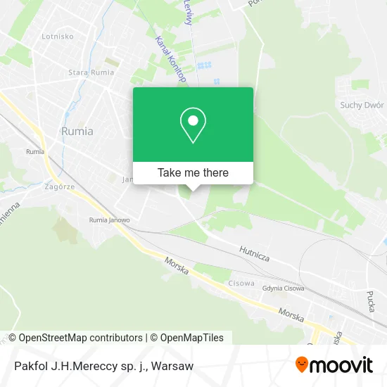 Карта Pakfol J.H.Mereccy sp. j.