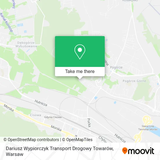 Карта Dariusz Wypiorczyk Transport Drogowy Towarów