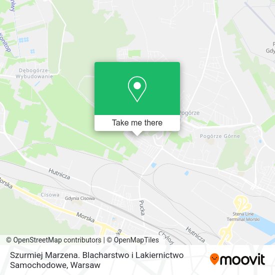 Szurmiej Marzena. Blacharstwo i Lakiernictwo Samochodowe map