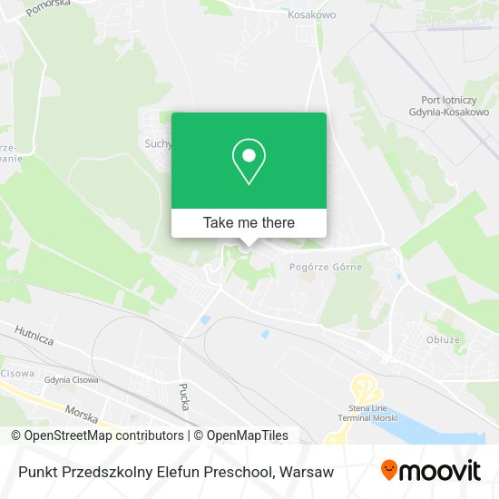 Карта Punkt Przedszkolny Elefun Preschool