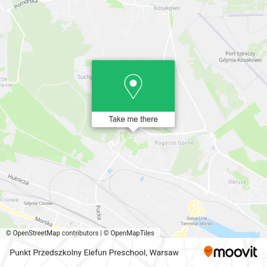 Карта Punkt Przedszkolny Elefun Preschool