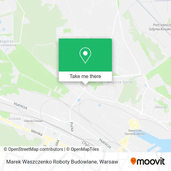 Карта Marek Waszczenko Roboty Budowlane