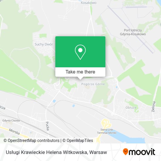 Usługi Krawieckie Helena Witkowska map