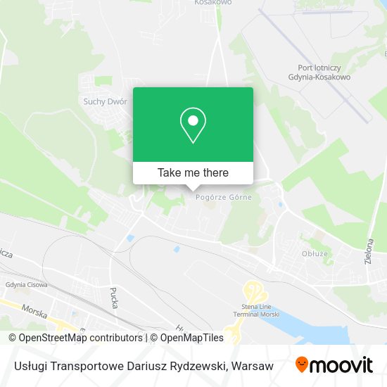 Usługi Transportowe Dariusz Rydzewski map