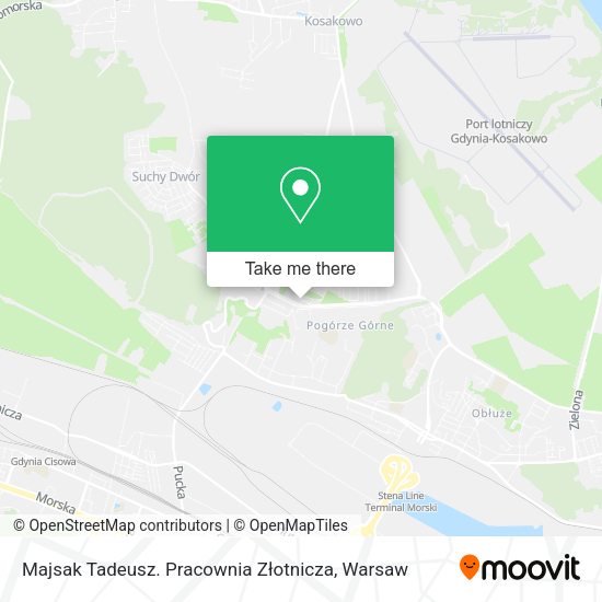 Majsak Tadeusz. Pracownia Złotnicza map