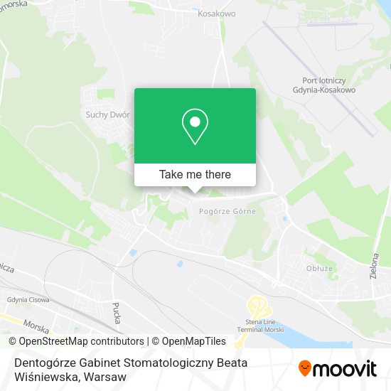 Dentogórze Gabinet Stomatologiczny Beata Wiśniewska map