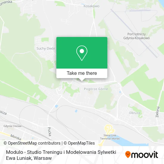 Карта Modulo - Studio Treningu i Modelowania Sylwetki Ewa Luniak