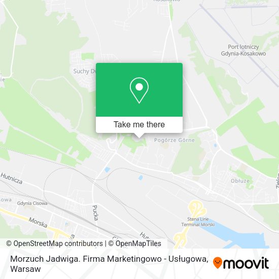 Morzuch Jadwiga. Firma Marketingowo - Usługowa map