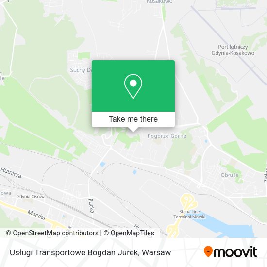 Usługi Transportowe Bogdan Jurek map