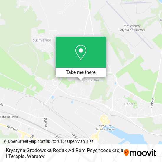 Карта Krystyna Grodowska Rodak Ad Rem Psychoedukacja i Terapia