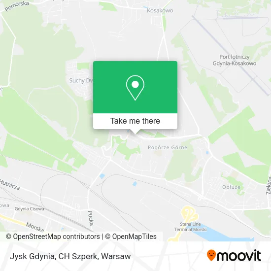Карта Jysk Gdynia, CH Szperk