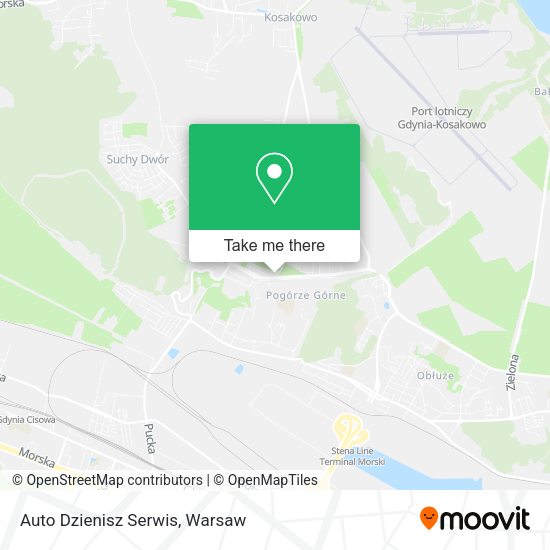 Auto Dzienisz Serwis map