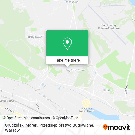 Grudziński Marek. Przedsiębiorstwo Budowlane map