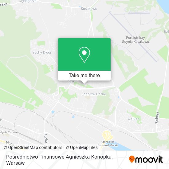 Pośrednictwo Finansowe Agnieszka Konopka map