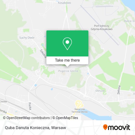 Quba Danuta Konieczna map