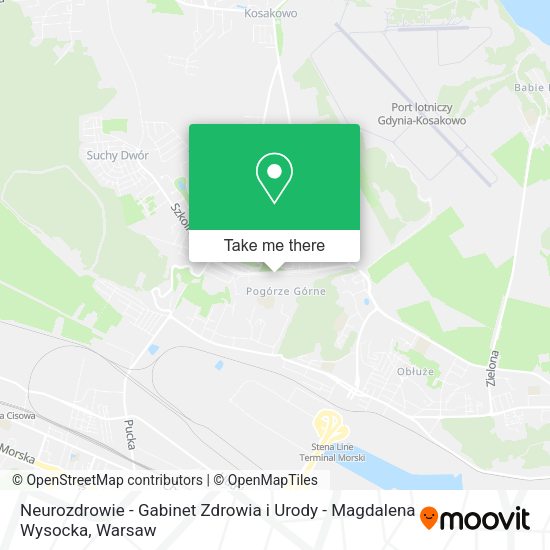 Neurozdrowie - Gabinet Zdrowia i Urody - Magdalena Wysocka map