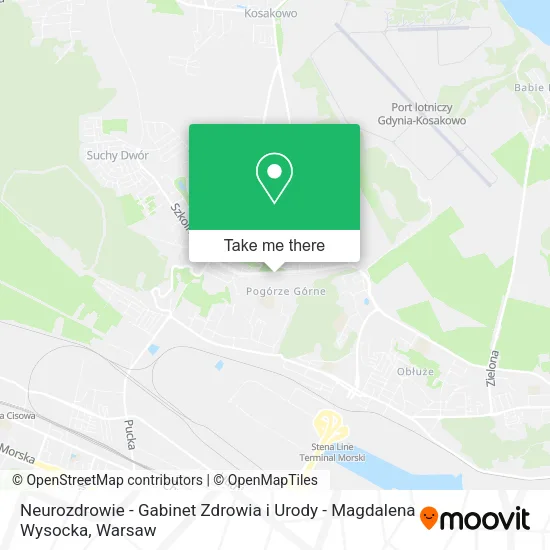 Карта Neurozdrowie - Gabinet Zdrowia i Urody - Magdalena Wysocka