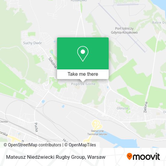 Mateusz Niedźwiecki Rugby Group map