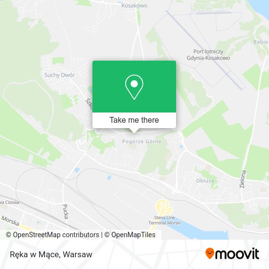 Ręka w Mące map