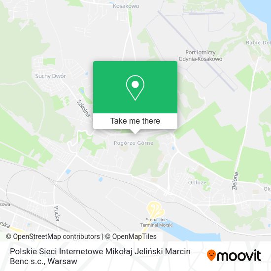 Polskie Sieci Internetowe Mikołaj Jeliński Marcin Benc s.c. map