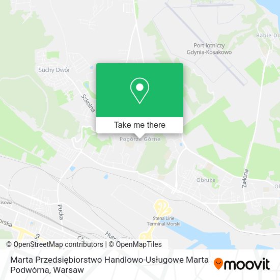 Marta Przedsiębiorstwo Handlowo-Usługowe Marta Podwórna map