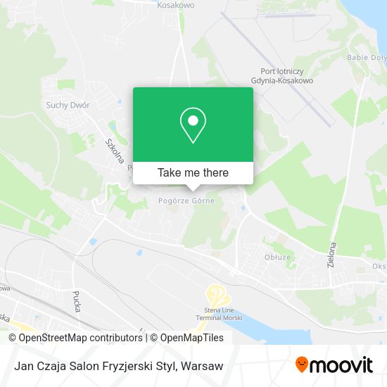 Jan Czaja Salon Fryzjerski Styl map