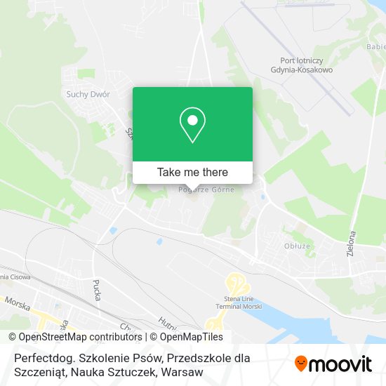 Perfectdog. Szkolenie Psów, Przedszkole dla Szczeniąt, Nauka Sztuczek map