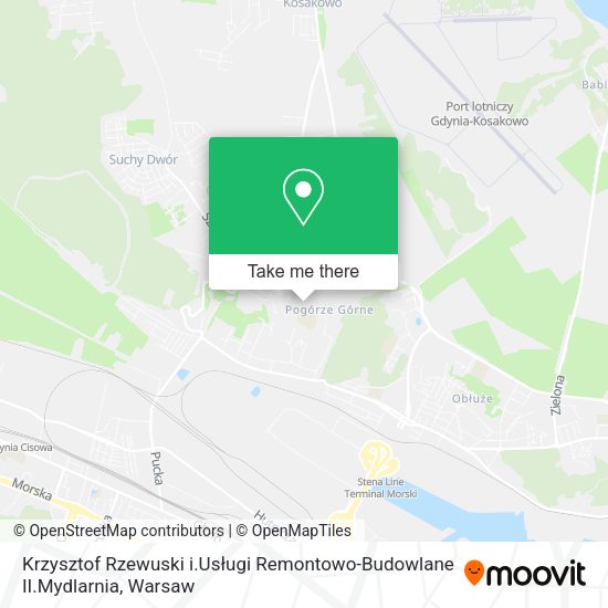 Карта Krzysztof Rzewuski i.Usługi Remontowo-Budowlane II.Mydlarnia