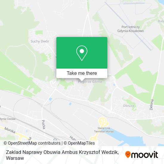 Zaklad Naprawy Obuwia Ambus Krzysztof Wedzik map