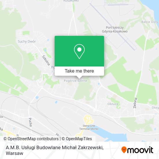 A.M.B. Usługi Budowlane Michał Zakrzewski map