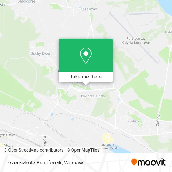 Карта Przedszkole Beauforcik
